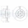 Delphi Technologies BG4148C Disques de frein - set of 2