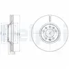 Delphi Technologies BG4083C Disques de frein - set of 2