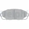 DELPHI Plaquettes de frein X4 pour JEEP: Cherokee (Ref: LP3271)
