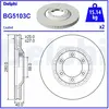 Disque de frein DELPHI BG5103C avant, ventilé, 2 pièce