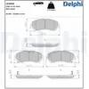 Delphi Technologies LP3693 Plaquette de frein lot de 4