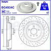 DELPHI Disques de frein pour MERCEDES-BENZ: Classe ML (Ref: BG4934C)