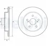 Disque de frein DELPHI BG4928C arrière, plein, 2 pièce
