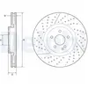 Disque de frein DELPHI BG9229C avant, ventilé, à haute teneur en carbone, 1 pièce