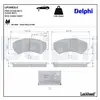 Jeu De Plaquettes De Frein, Frein À Disque Lp2492lc Delphi Delphi Lp24...