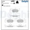 Jeu de plaquettes de frein DELPHI LP3700, avant