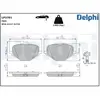 DELPHI Plaquettes de frein X4 pour MERCEDES-BENZ: Classe G, Classe GLE SUV, Classe GLE Coupé, Classe GLE (Ref: LP3701)