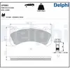 Jeu de plaquettes de frein DELPHI LP3861