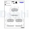 DELPHI Plaquettes de frein X4 pour DACIA: Spring (Ref: LP4029)