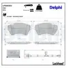 DELPHI Plaquettes de frein X4 pour PORSCHE: Taycan (Ref: LP5065EV)