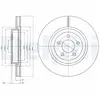 Disque de frein DELPHI BG9050 avant, ventilé, 1 pièce