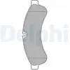 DELPHI Plaquettes de frein X4 pour IVECO: Daily (Ref: LP2063)