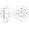 Disque de frein DELPHI BG4099 arrière, plein, 2 pièce
