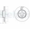 Disque de frein DELPHI BG4123 avant, ventilé, 2 pièce