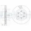 DELPHI Disques de frein pour SSANGYONG: Rexton (Ref: BG4112)