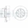 Disque de frein DELPHI BG2213, avant, plein, 2 pièce
