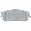 DELPHI Plaquettes de frein X4 pour CHRYSLER: 300C & LANCIA: Thema (Ref: LP2034)