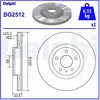 Delphi Technologies BG2512 Disques de frein - set of 2