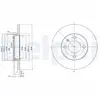 Delphi Technologies BG2116 Disques de frein - set of 2