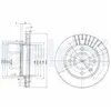 Jeu de 2 disques de frein DELPHI BG2440 - Réf. BG2440