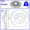 Jeu de 2 disques de frein DELPHI BG2444 - Réf. APBG2444
