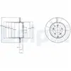 DELPHI Disques de frein pour MAZDA: CX-7, CX-9 (Ref: BG4341)