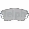 DELPHI Plaquettes de frein X4 pour KIA: Picanto (Ref: LP2296)