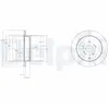 DELPHI Disques de frein pour SUZUKI: Grand Vitara (Ref: BG4329)