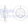 Disque de frein DELPHI BG4248 avant, ventilé, 2 pièce