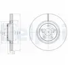 Disque de frein DELPHI BG4235 avant, ventilé, 2 pièce
