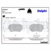 DELPHI Plaquettes de frein X4 pour RENAULT: Mégane, Scénic, Clio (Ref: LP2252)