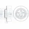 Disque de frein DELPHI BG4279 arrière, plein, 2 pièce