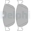 DELPHI Plaquettes de frein X4 pour AUDI: A6, A8, A7 (Ref: LP2239)