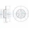 DELPHI Disques de frein pour ALFA ROMEO: Mi.To (Ref: BG4312)