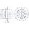 Disque de frein DELPHI BG3884 avant, ventilé, 2 pièce