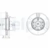 Disque de frein DELPHI BG3874 avant, ventilé, 2 pièce