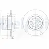 DELPHI Disques de frein pour ALFA ROMEO: 147, 156, GT (Ref: BG3857)