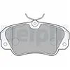 DELPHI Plaquettes de frein X4 pour OPEL: Omega, Senator & VAUXHALL: Omega (Ref: LP848)
