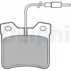Delphi Technologies Kit de plaquettes de frein, frein à disque LP667