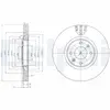 Jeu de 2 disques de frein DELPHI BG4002 - Réf. APBG4002