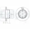 Disque de frein DELPHI BG9015 arrière, ventilé, 1 pièce