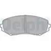 DELPHI Plaquettes de frein X4 pour SUZUKI: Grand Vitara (Ref: LP2001)