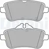 Delphi Technologies Kit de plaquettes de frein, frein à disque LP3159