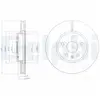Disque de frein DELPHI BG4189C avant, ventilé, 2 pièce