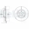 Disque de frein DELPHI BG3895C avant, ventilé, 2 pièce
