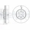 Jeu de 2 disques de frein DELPHI BG4536C - Réf. BG4536C