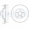Jeu de 2 disques de frein DELPHI BG4646C - Réf. APBG4646C