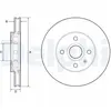 Disque de frein DELPHI BG4647C avant, ventilé, 2 pièce