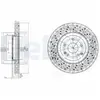 Disque de frein DELPHI BG3985C avant, ventilé, perforé, 2 pièce
