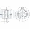 Disque de frein DELPHI BG3530C arrière, ventilé, 2 pièce